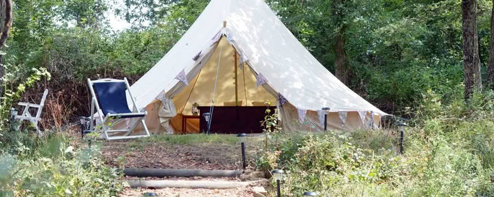 Tente cloche de luxe