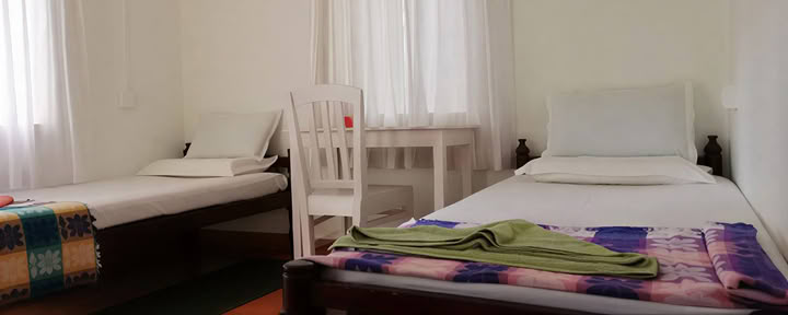 Chambres partagées pour deux personnes