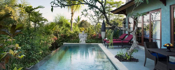 Villa avec piscine à deux chambres